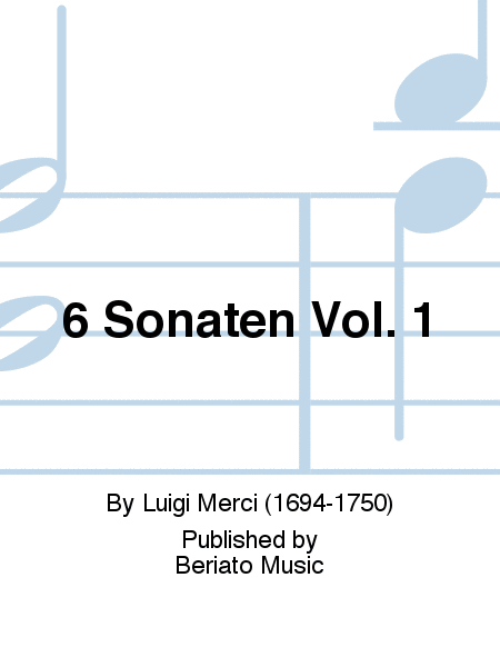 6 Sonaten Vol. 1 Piano Accompaniment - Sheet Music