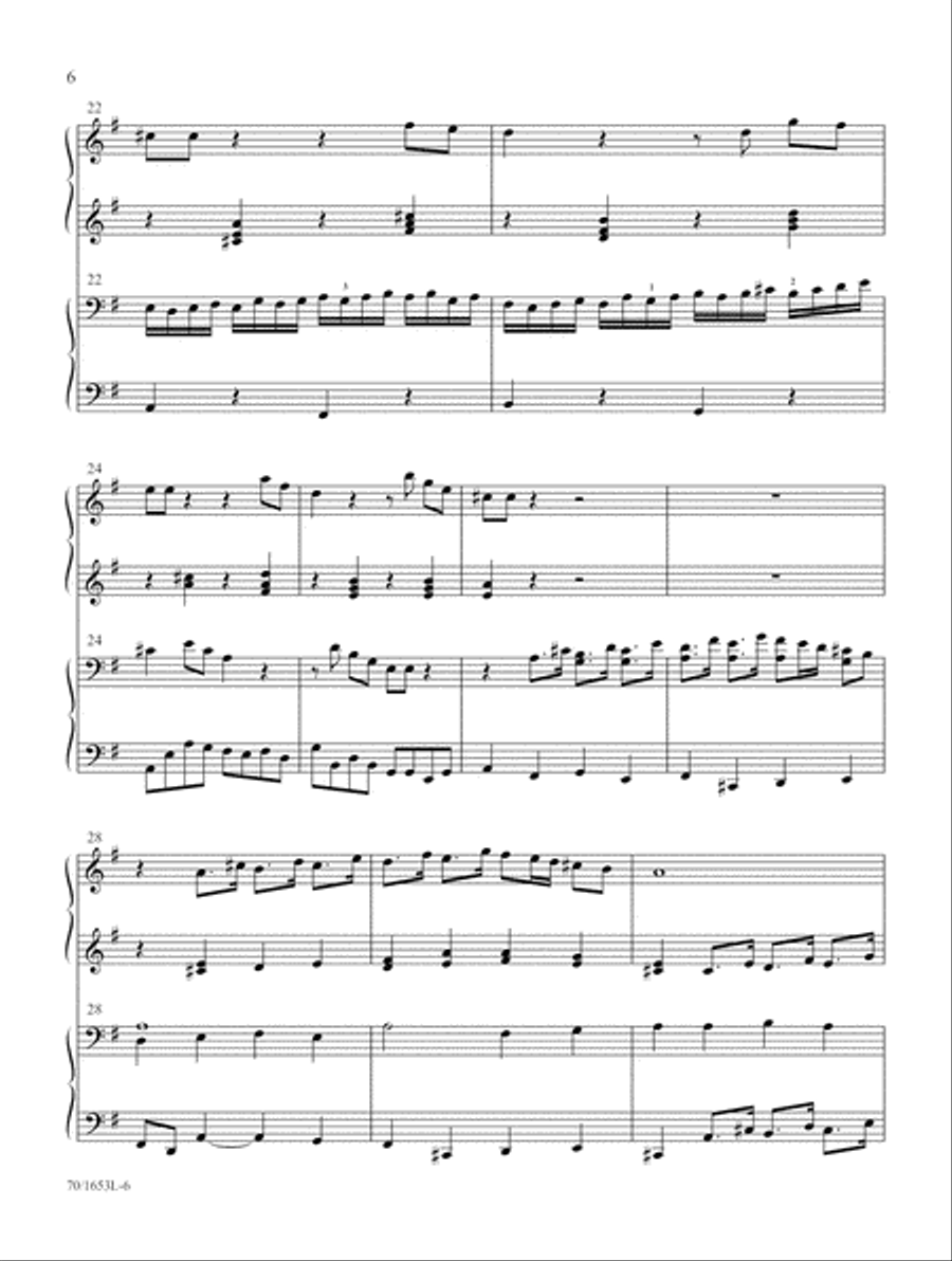 The Christmas Messiah The Christmas Messiah Piano Duet scores gallery preview page 6