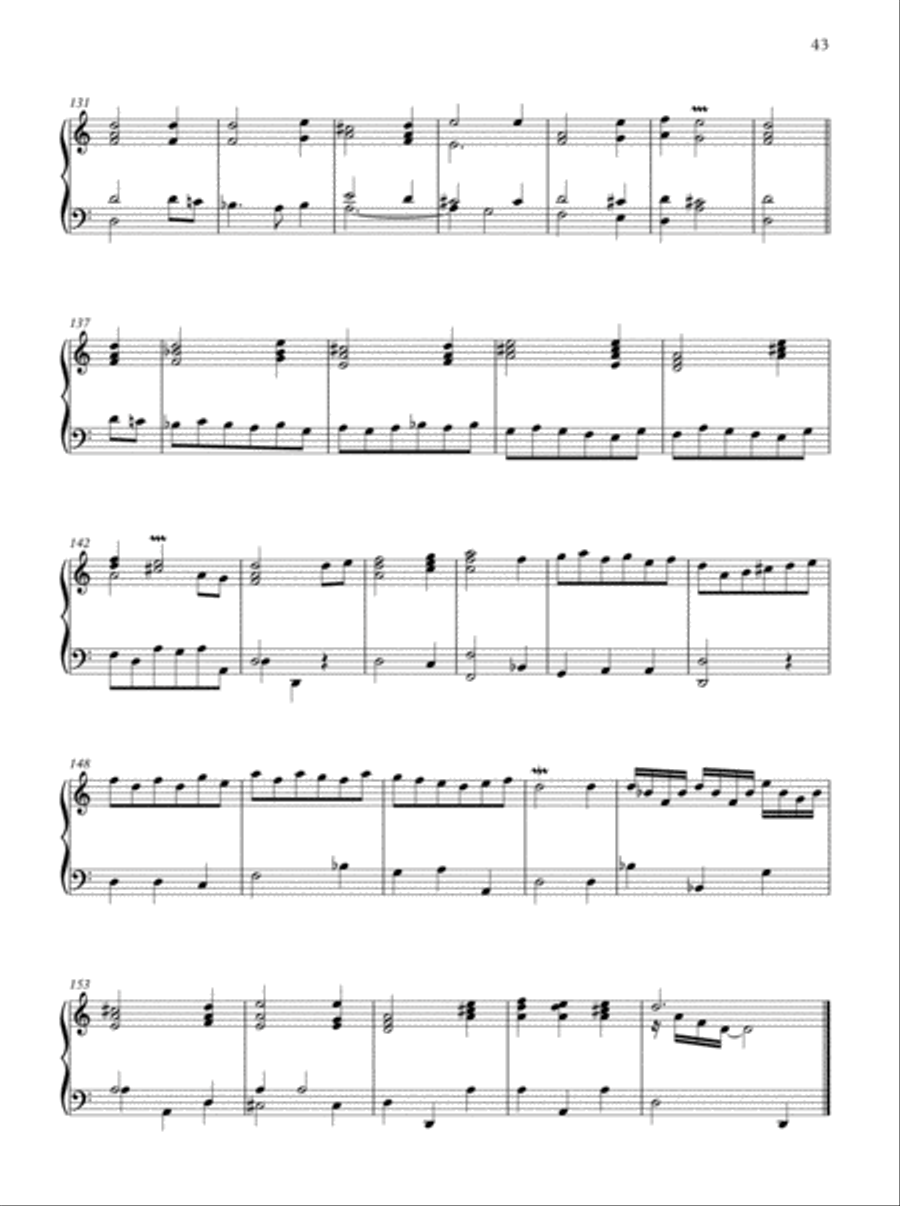 Oxford Book of Lent and Easter Organ Music for Manuals Organ Solo scores gallery preview page 43