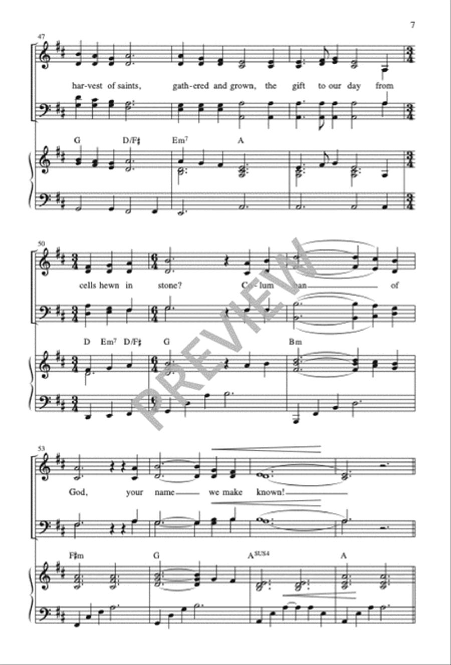 High Is the Heaven 4-Part scores gallery preview page 8