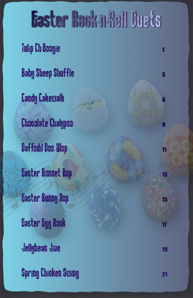 10 Easter Rock'n'Roll Duets for Violin and Clarinet