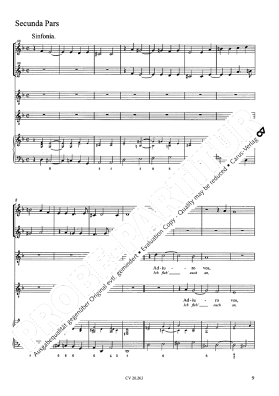 Anima mea; Adiur vos, fili Score scores gallery preview page 10