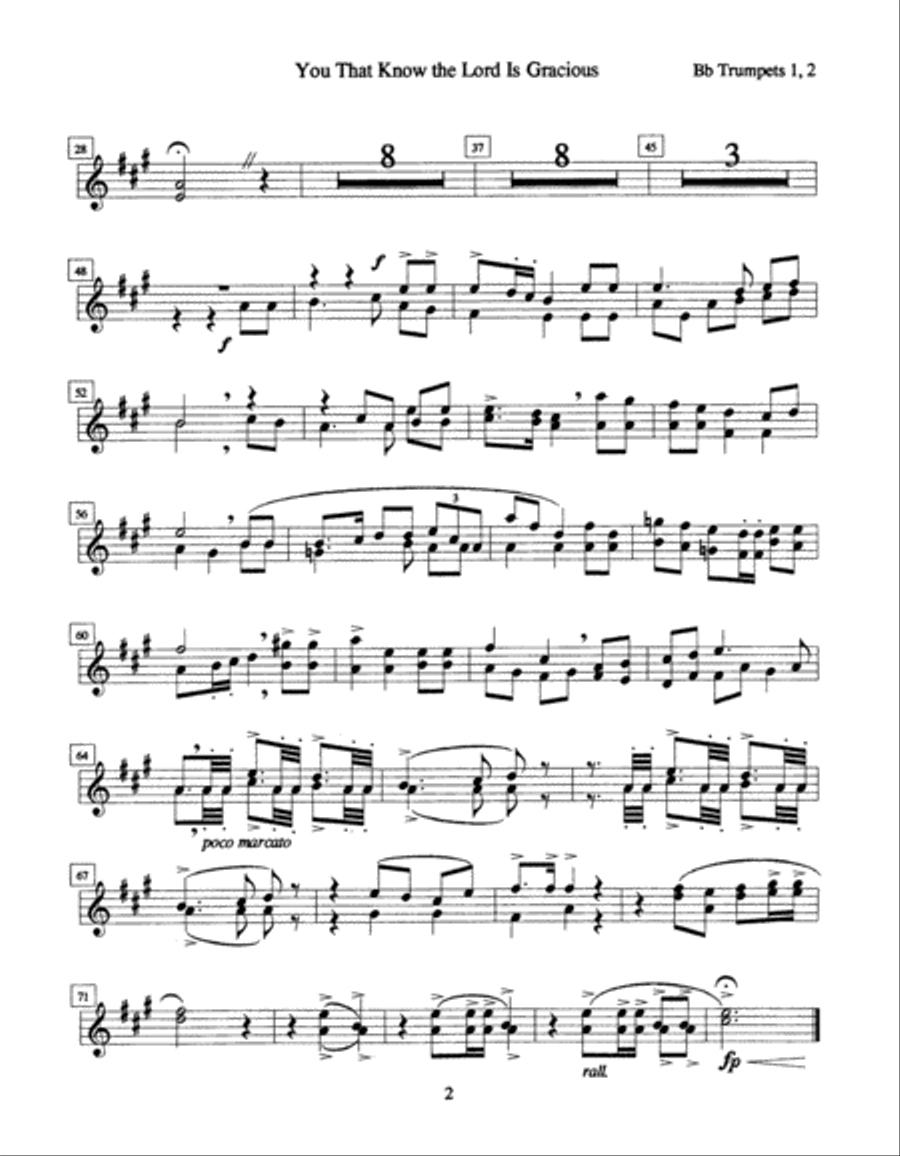 You That Know the Lord Is Gracious Choir scores gallery preview page 2