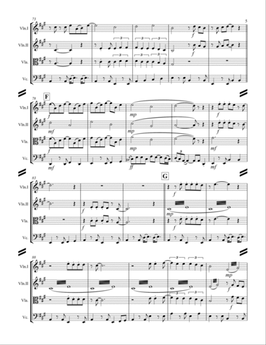 Margaritaville String Quartet scores gallery preview page 6