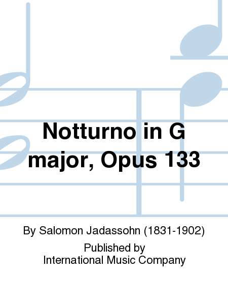 Notturno In G Major, Opus 133