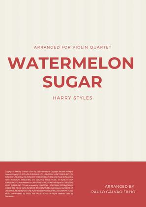 Book cover for Watermelon Sugar