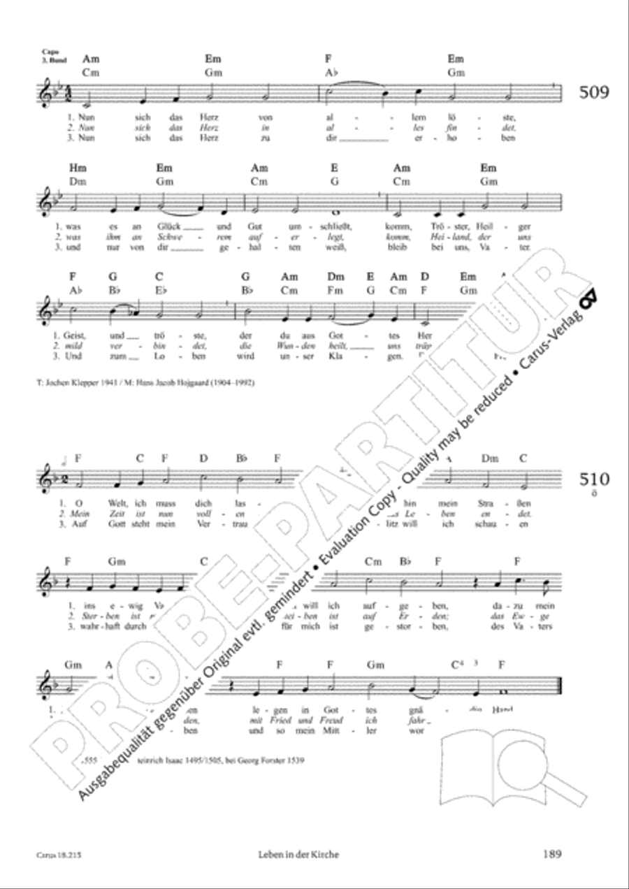 Gitarrenbuch zum Gotteslob Guitar scores gallery preview page 173