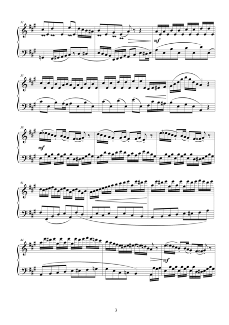 Fun and Romance for piano - CS106 4-Part scores gallery preview page 3