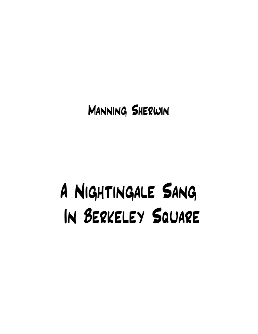 A Nightingale Sang In Berkeley Square