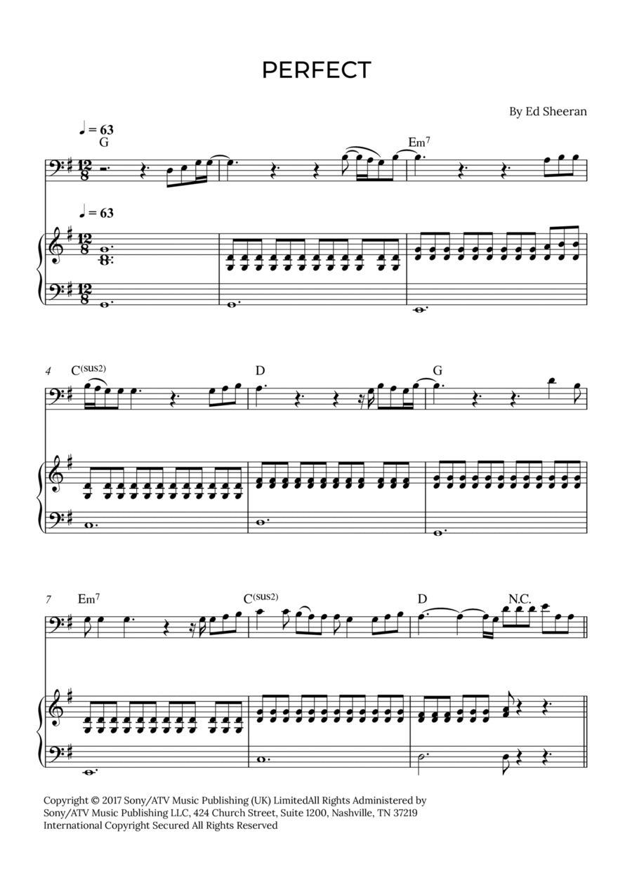 Perfect Perfect Bassoon scores gallery preview page 1