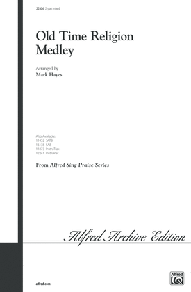 Book cover for Old Time Religion Medley