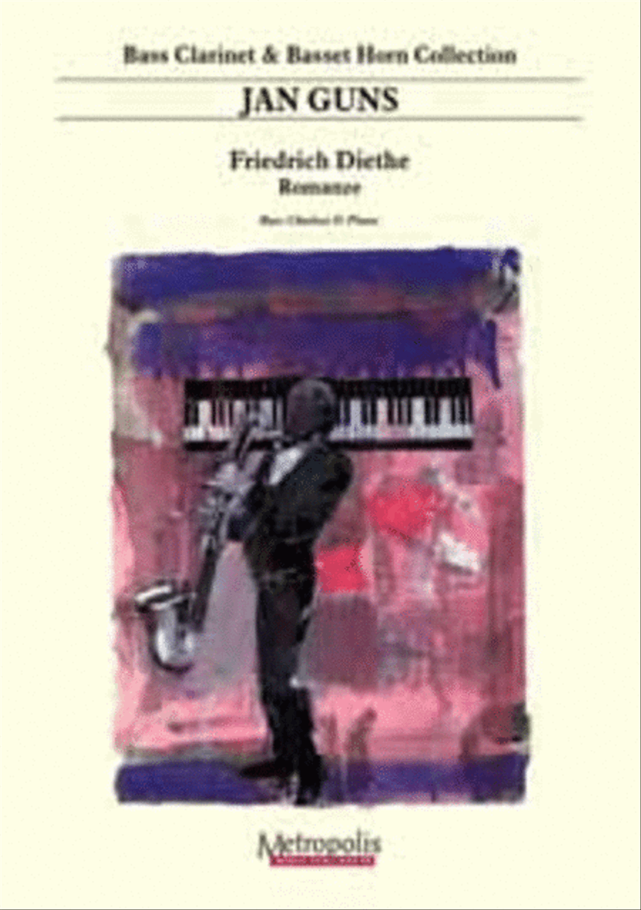 Romanze for Bass Clarinet and Piano Bass Clarinet scores gallery preview page 1