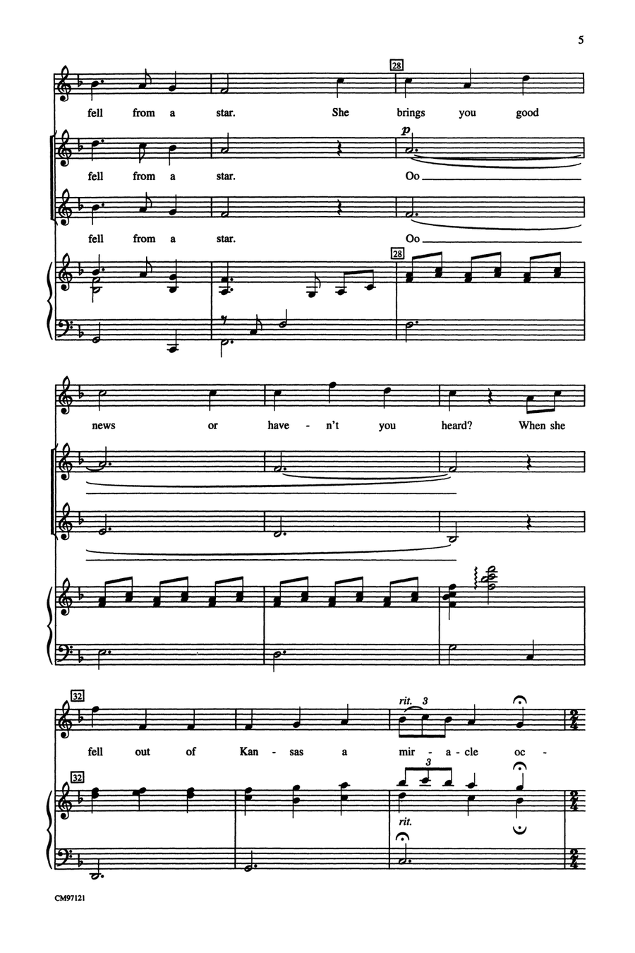 The Wizard of Oz -- Choral Revue by Greg Gilpin Choir - Digital Sheet Music page 4