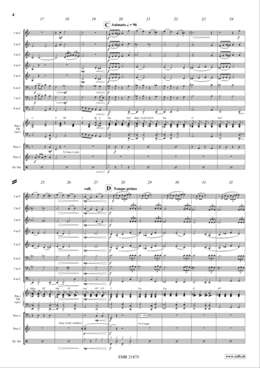 The Man I Love Concert Band scores gallery preview page 4
