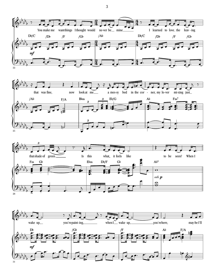 Stay - LEMPICKA Voice scores gallery preview page 3