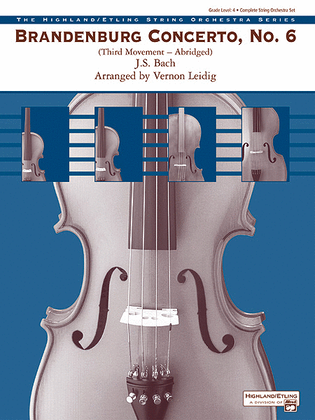 Book cover for Brandenburg Concerto, No. 6
