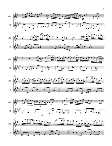 Duet Sonata #7 Movement 1 Adagio un poco Andante