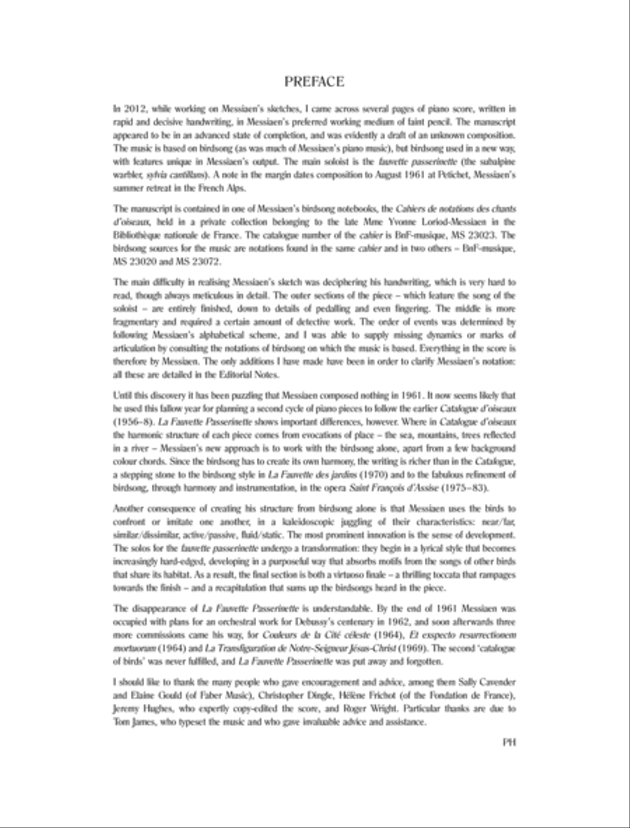 La Fauvette Passerinette Piano Solo scores gallery preview page 2