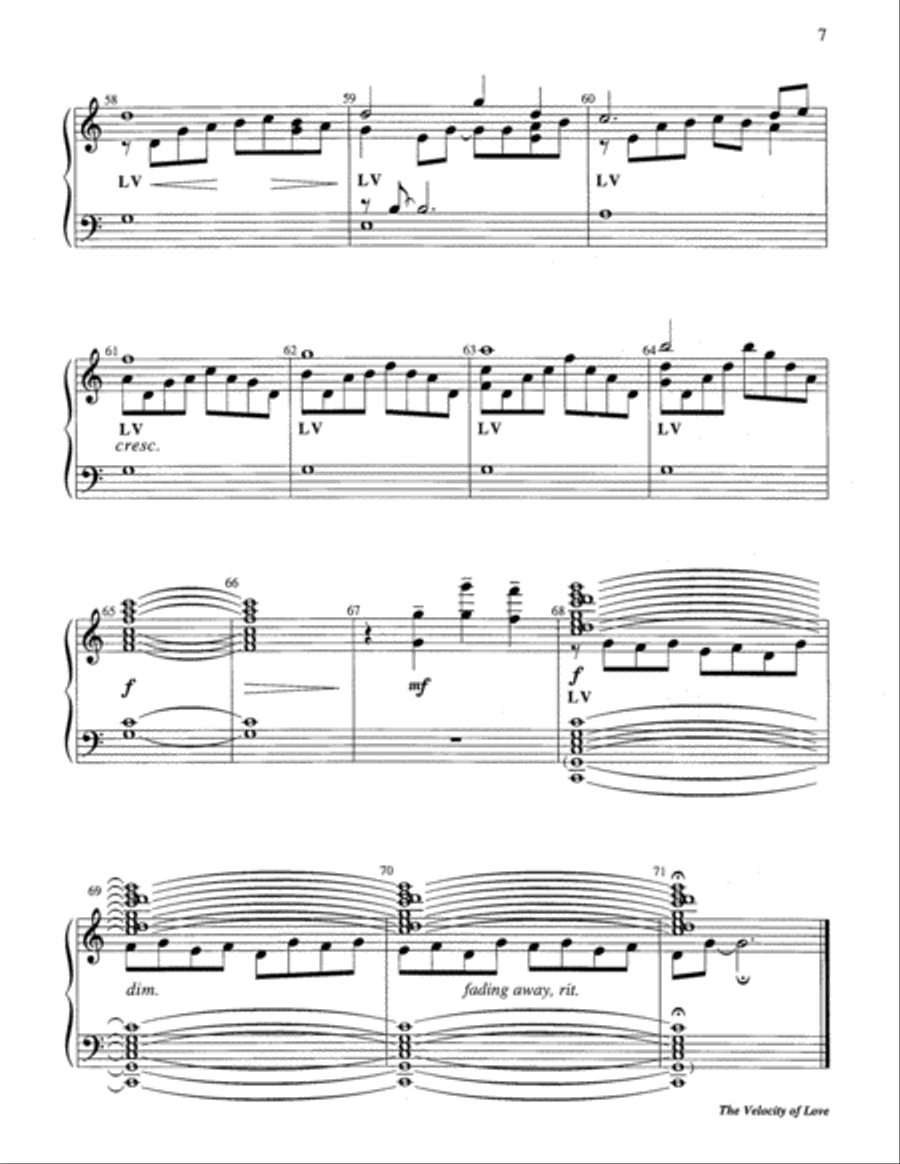 The Velocity of Love The Velocity of Love 5-Octaves scores gallery preview page 13