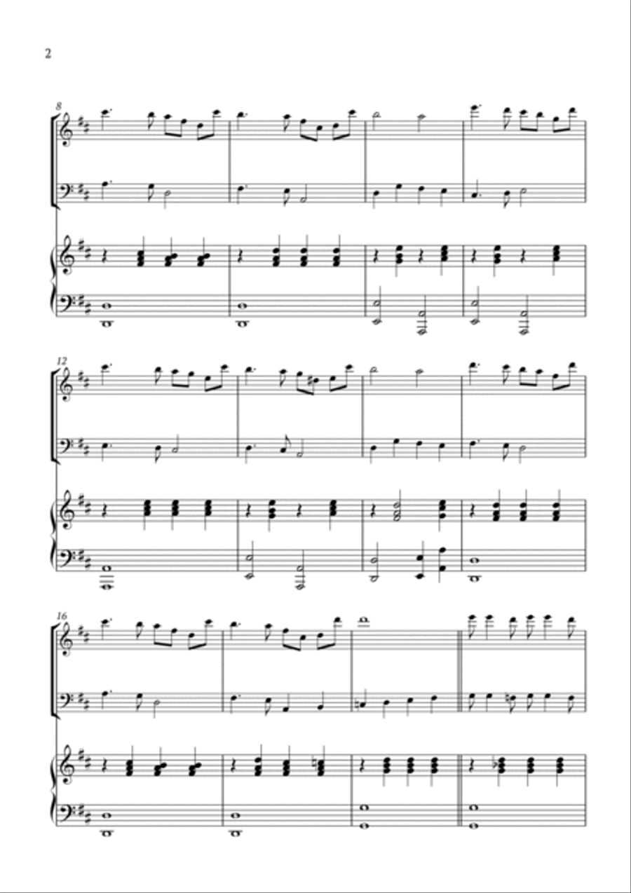 La Vie En Rose Woodwind Duet scores gallery preview page 2