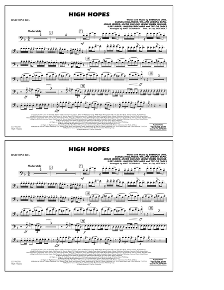 High Hopes (arr. Matt Conaway) - Baritone B.C.