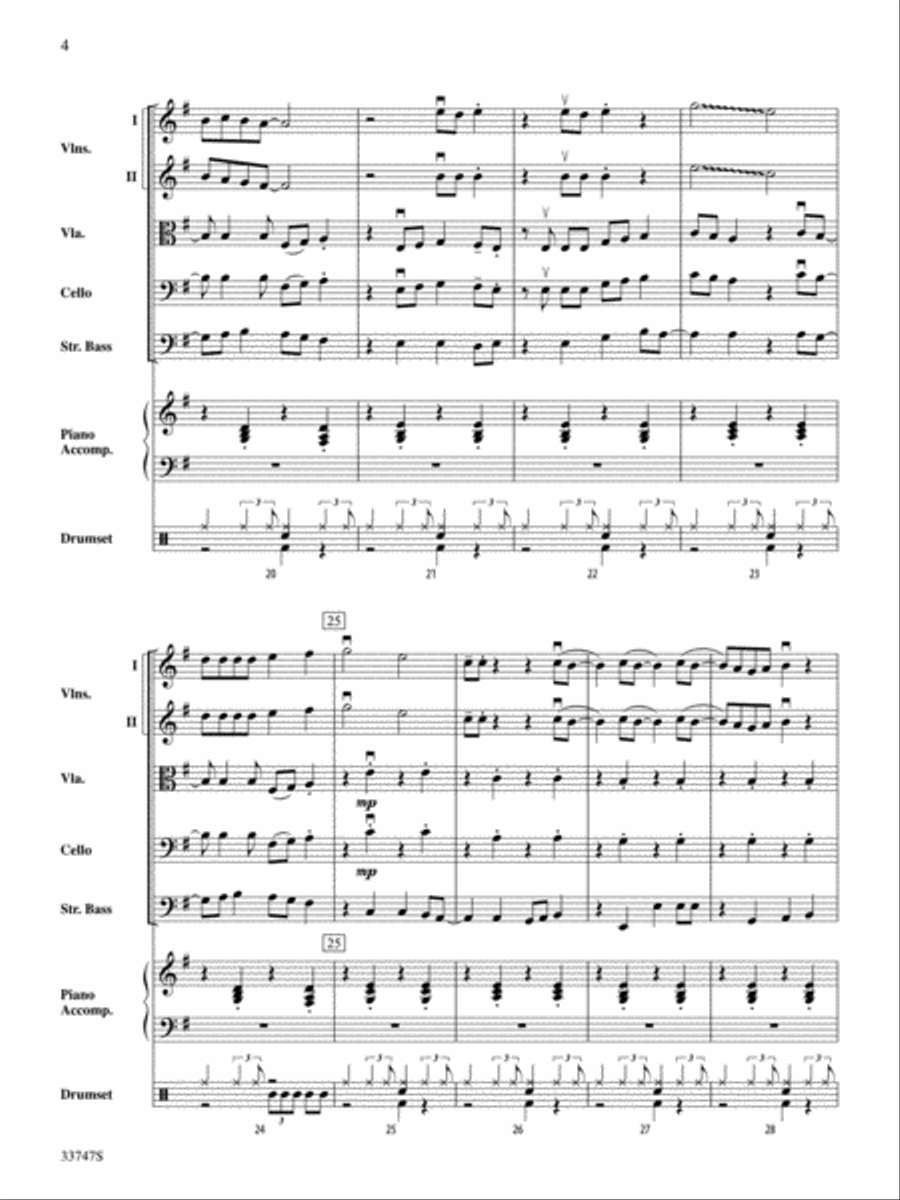 Rocksteady Reggae String Orchestra scores gallery preview page 4