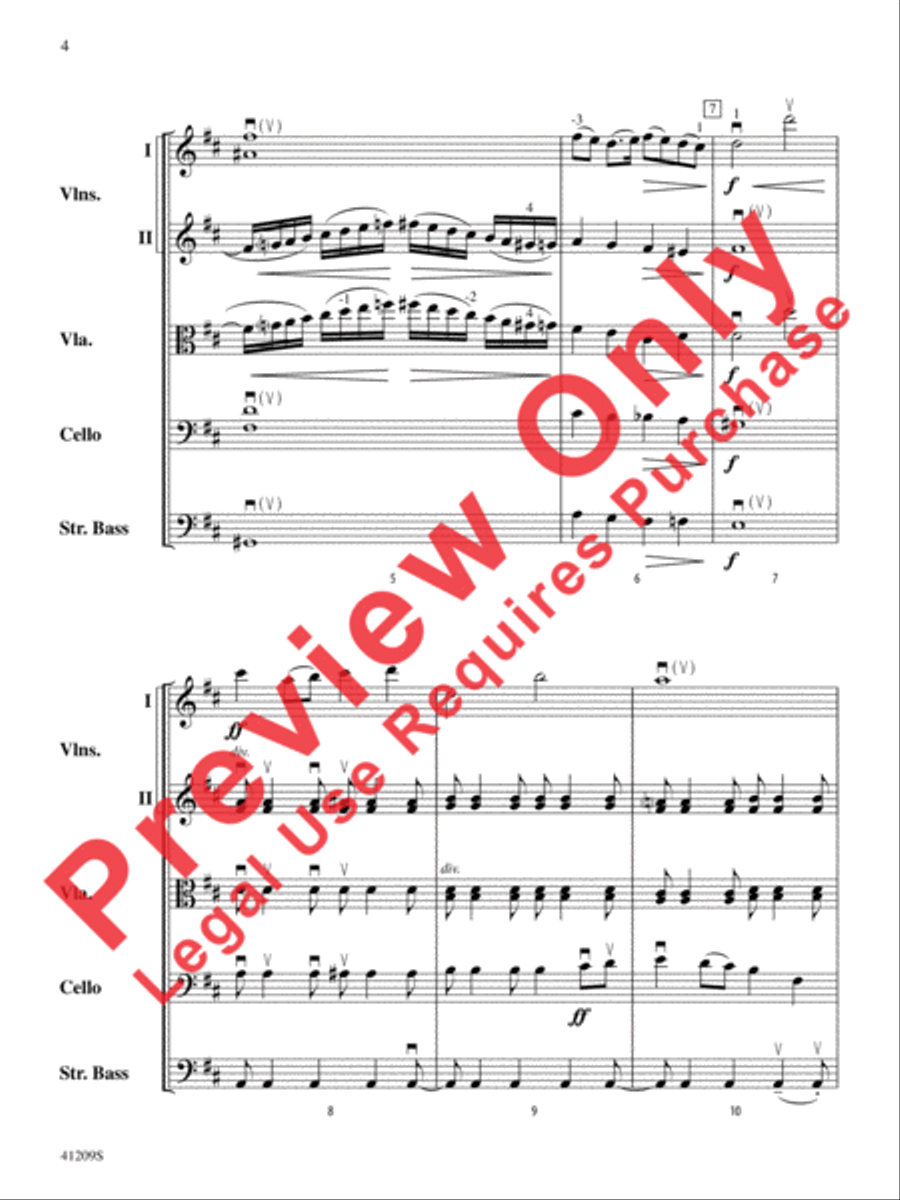 The Wizard of Oz String Orchestra scores gallery preview page 5