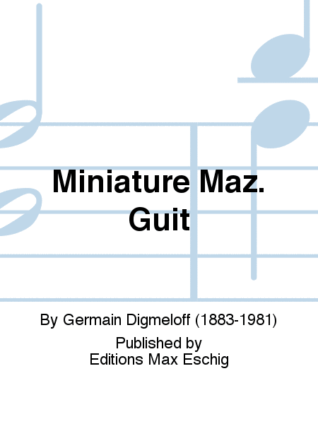 Miniature Maz. Guit