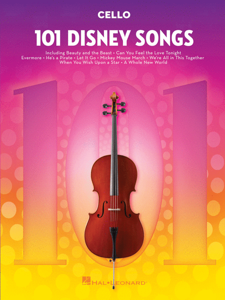 101 Disney Songs by Various Cello - Sheet Music