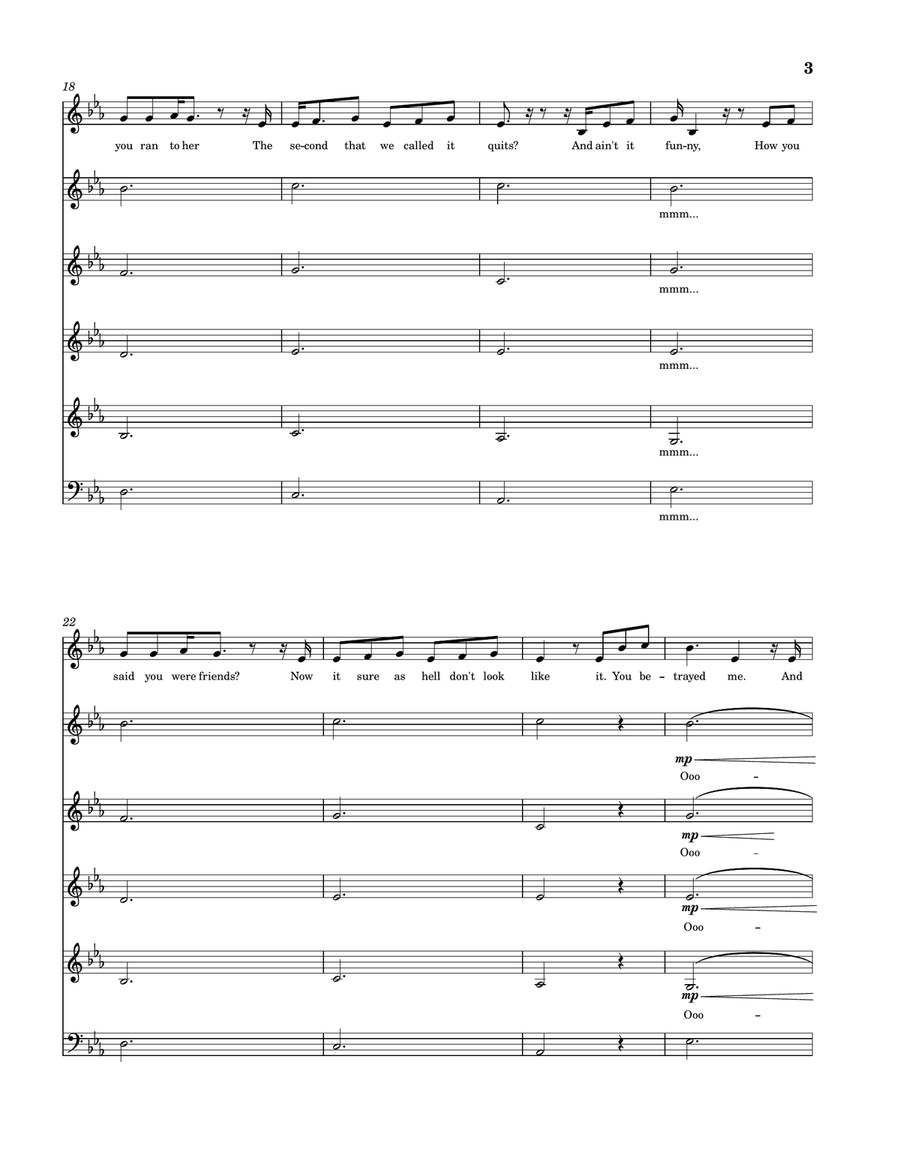 Traitor 4-Part scores gallery preview page 3