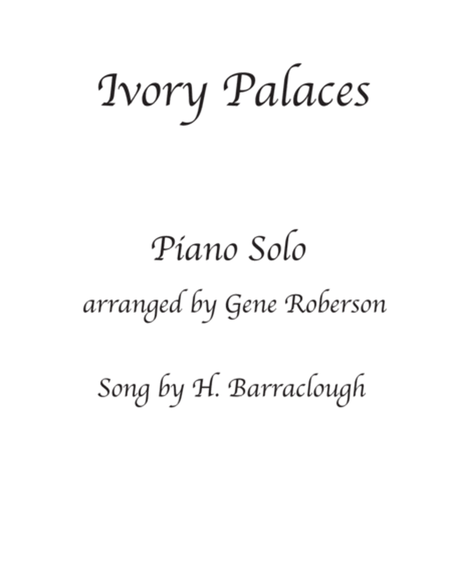 Ivory Palaces Piano Solo image number null