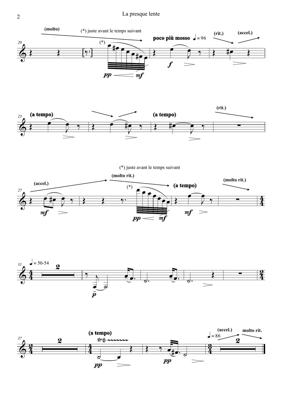 Claricatures, for clarinet quartet - set of parts Clarinet Quartet scores gallery preview page 4