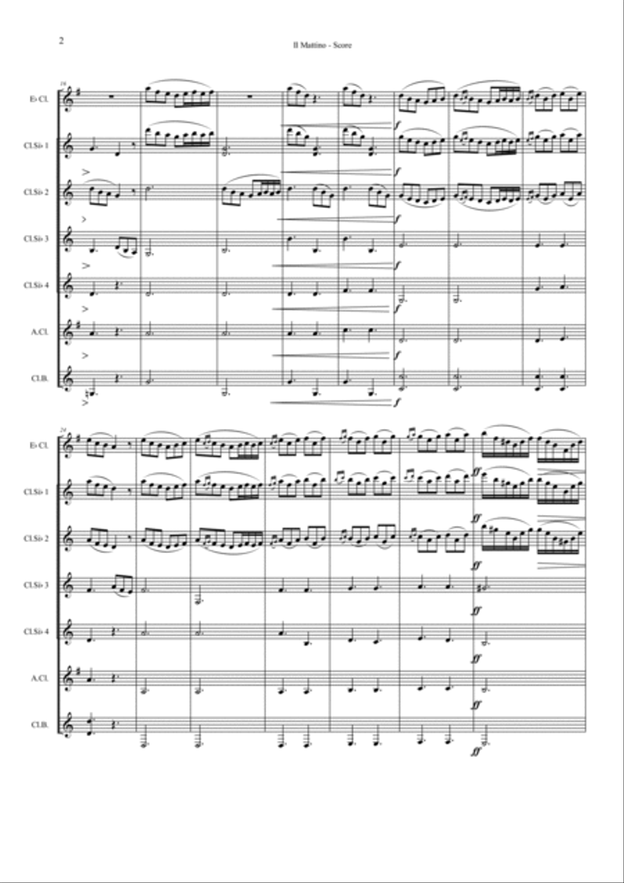 Peer Gynt Suite op. 46 Woodwind Quintet scores gallery preview page 2
