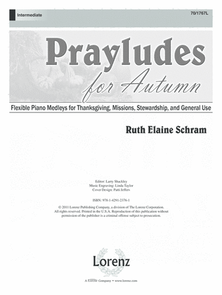 Book cover for Prayludes for Autumn
