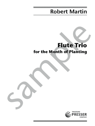 Book cover for Flute Trio for the Month of Planting