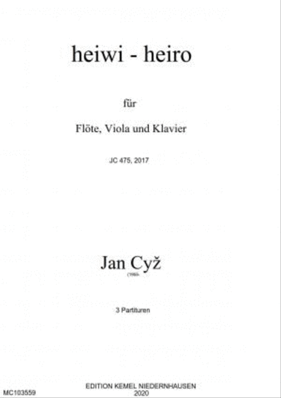 Heiwi-heiro Heiwi-heiro Flute scores gallery preview page 1