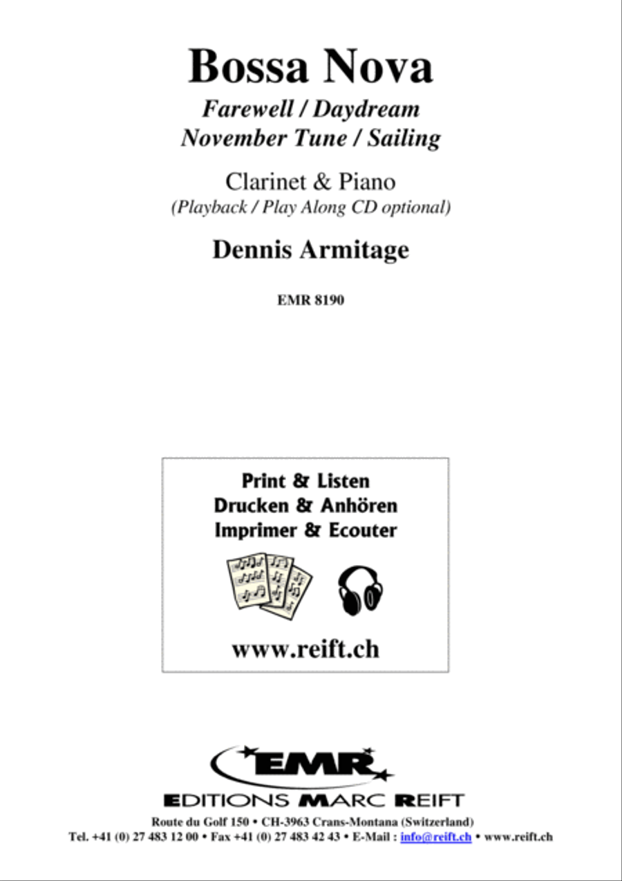 Bossa Nova Clarinet Solo scores gallery preview page 2