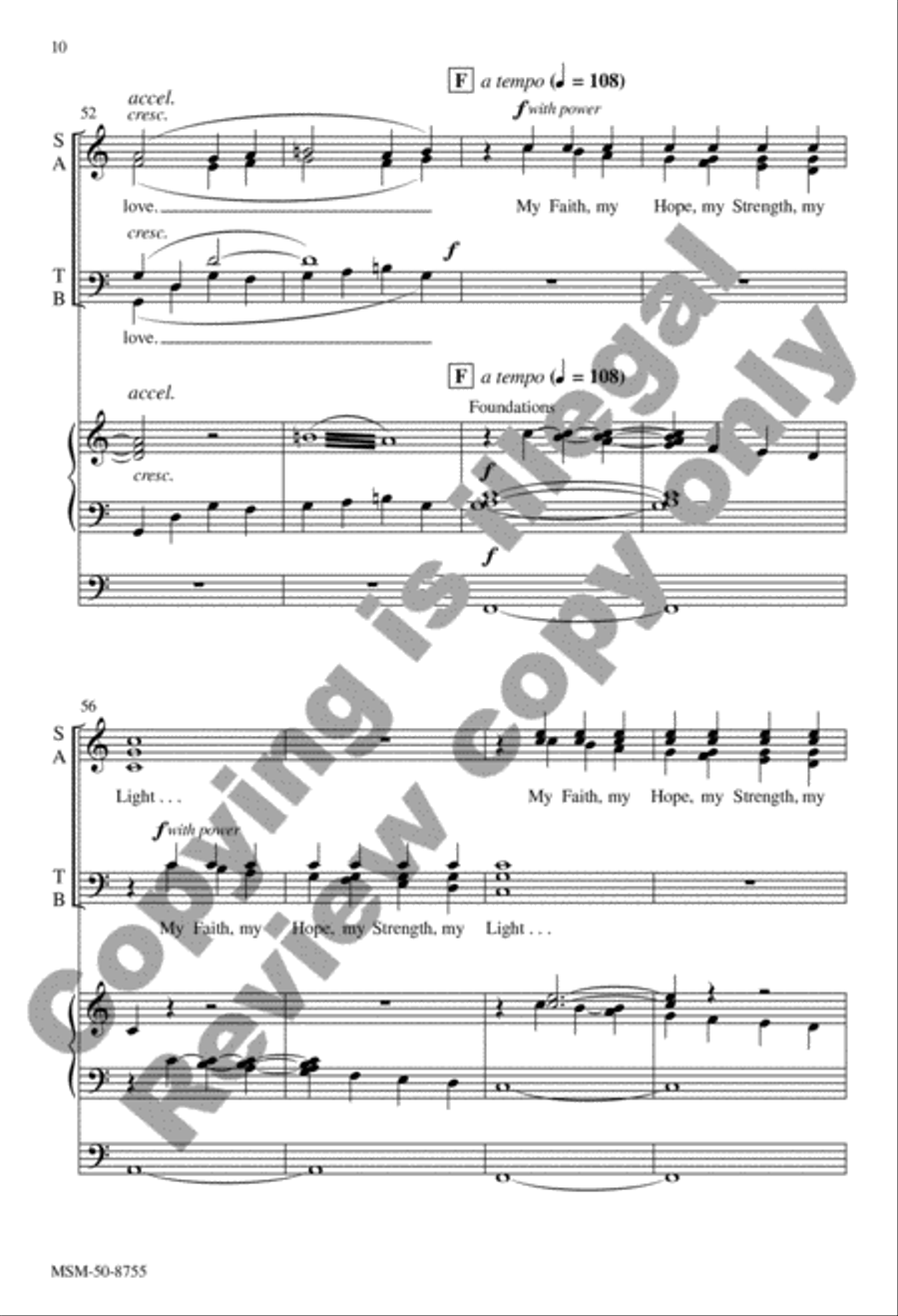 My Faith, My Hope 4-Part scores gallery preview page 21