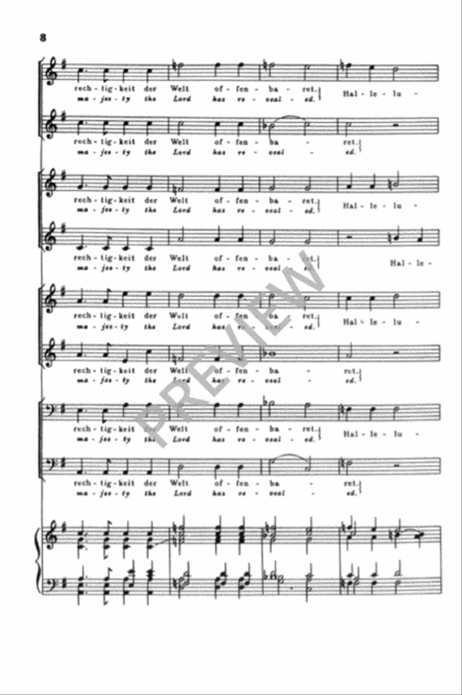 Weinachten (Christmas) Weinachten (Christmas) SSAATTBB scores gallery preview page 9
