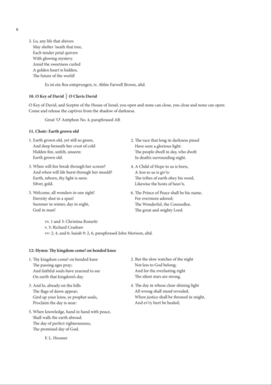 O Come, Emmanuel 4-Part scores gallery preview page 6