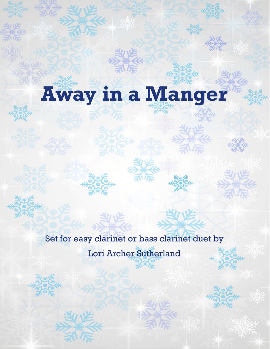 Away in a Manger Clarinet Duet scores gallery preview page 1