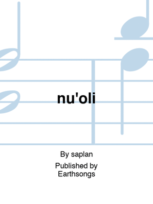 Book cover for nu'oli