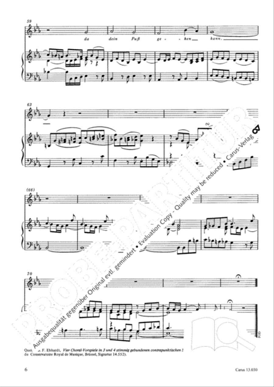 Befiehl du deine Wege Oboe scores gallery preview page 7