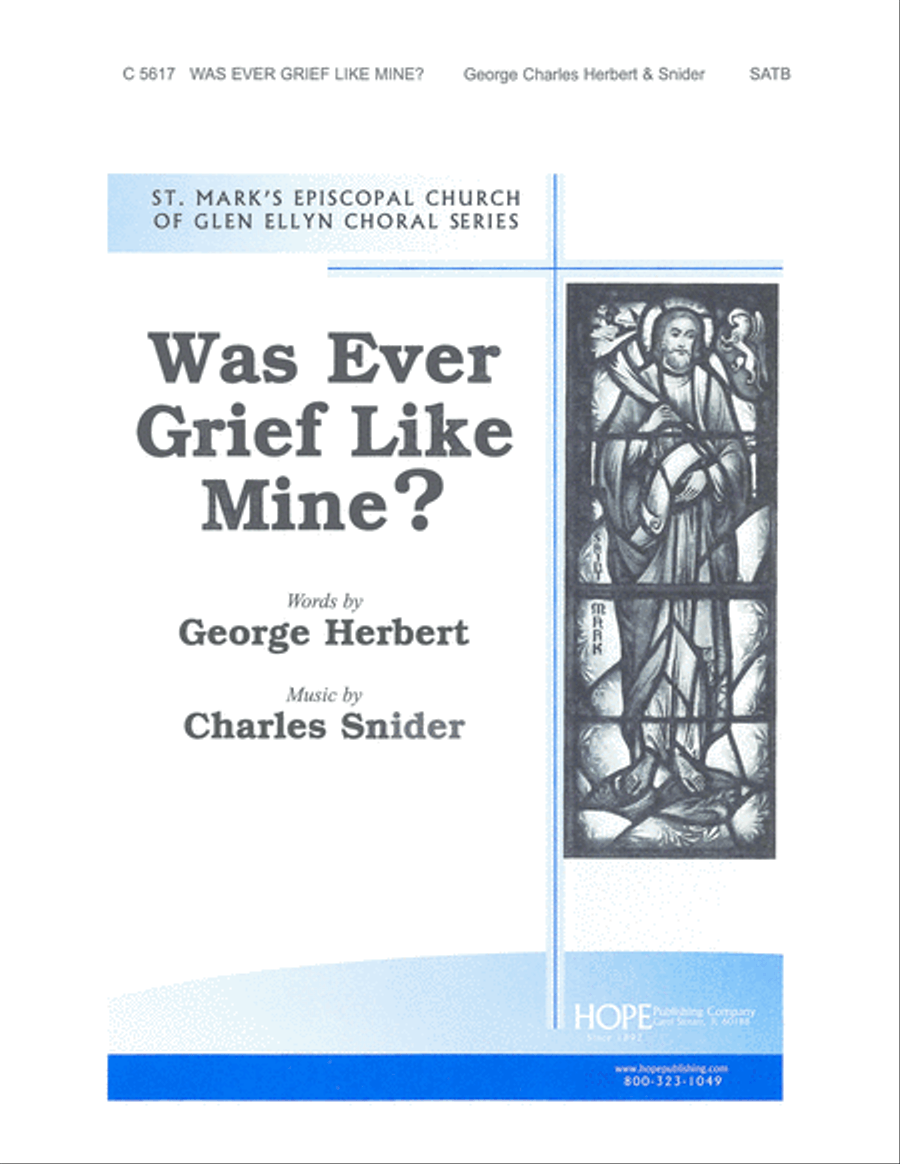 Was Ever Grief Like Mine? 4-Part scores gallery preview page 1