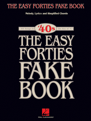 Book cover for The Easy Forties Fake Book