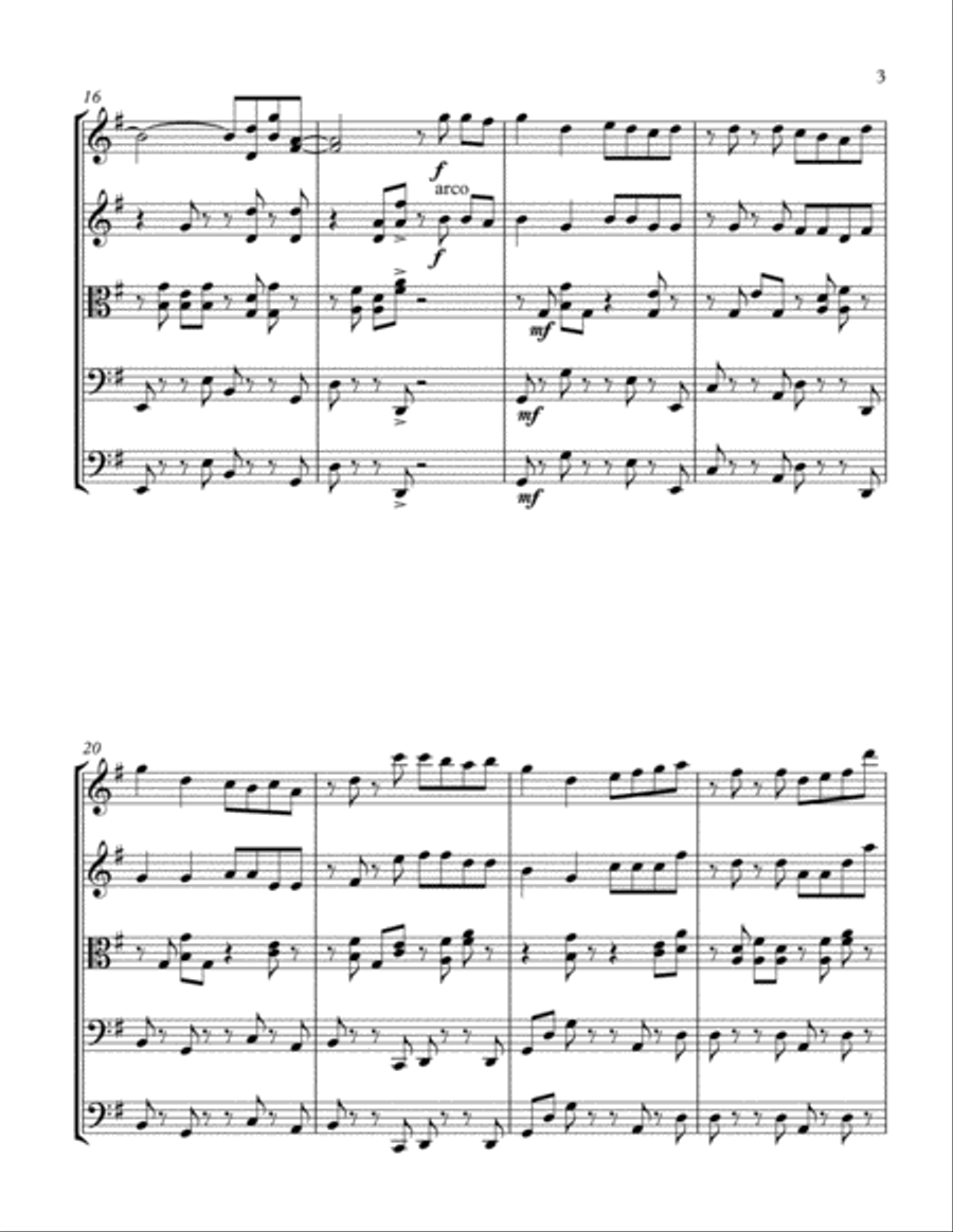 Voces Ritmicas String Orchestra scores gallery preview page 3