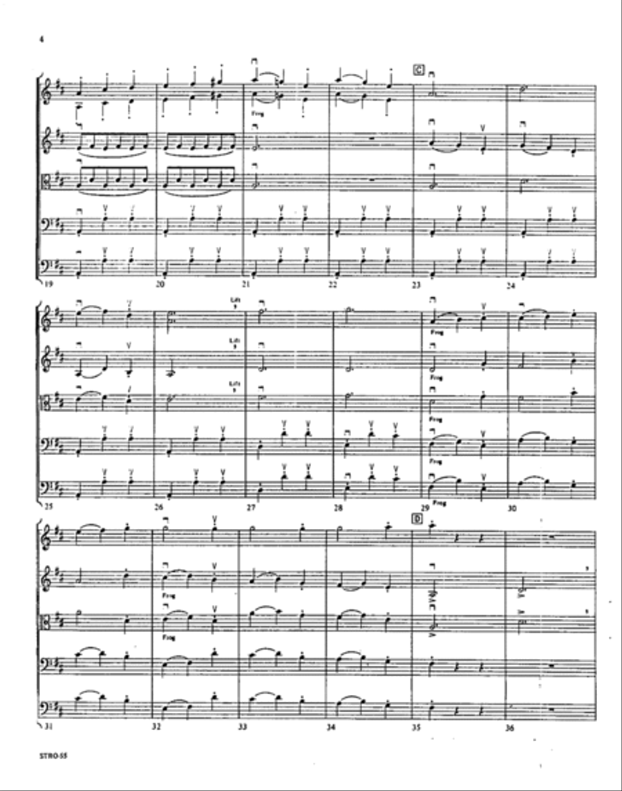 Serenade No. 1 in D Op. 11: Scherzo Orchestra scores gallery preview page 3