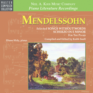 Book cover for Mendelssohn Selected Songs Without Words & Scherzo (CD)