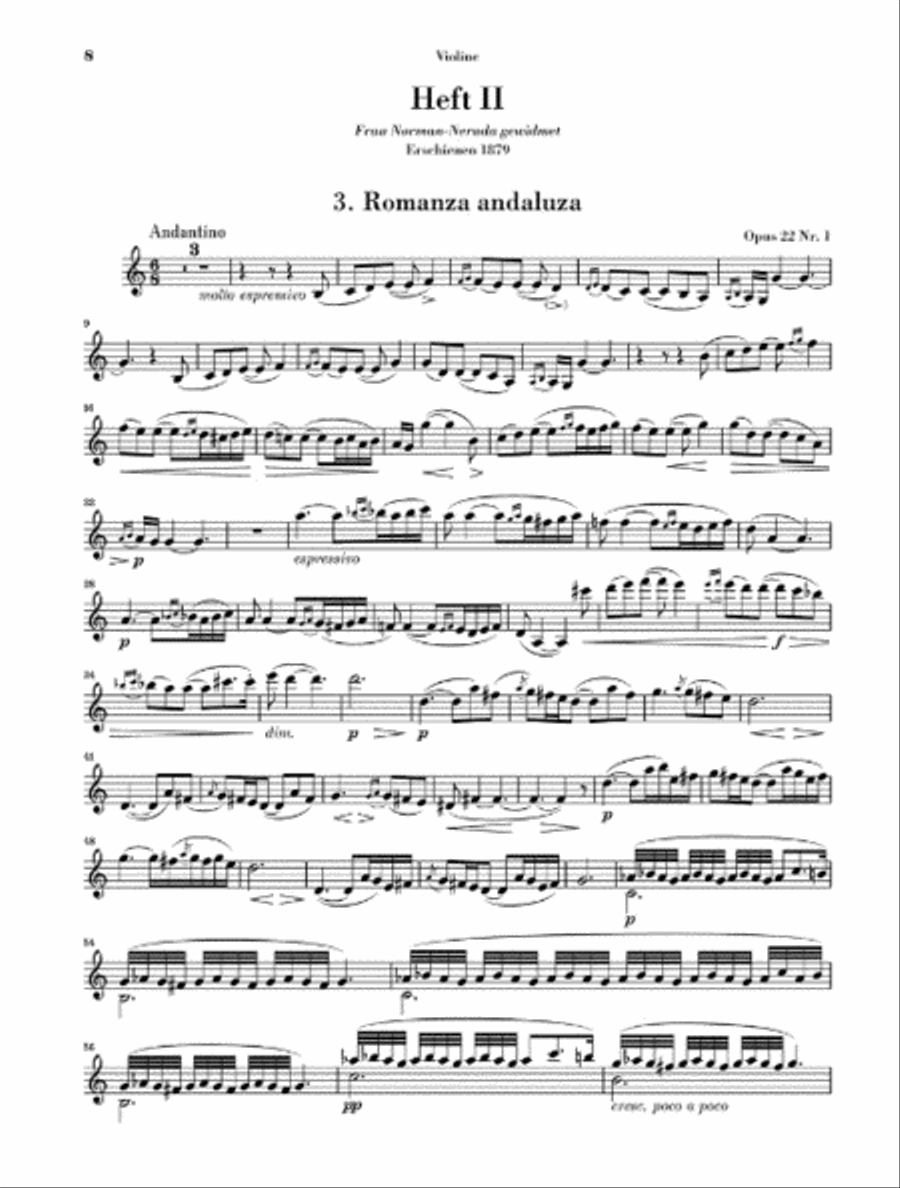 Spanish Dances Spanish Dances Violin Solo scores gallery preview page 6