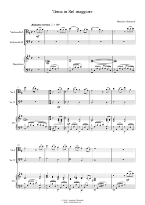 Tema in Sol maggiore (Trio version)